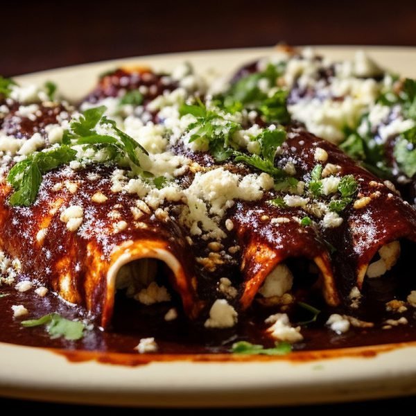Enchiladas de Mole Poblano