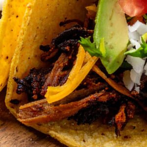 Taco Placero al Pastor Negro