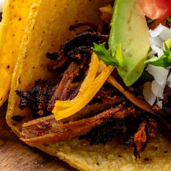 Taco Placero al Pastor Negro